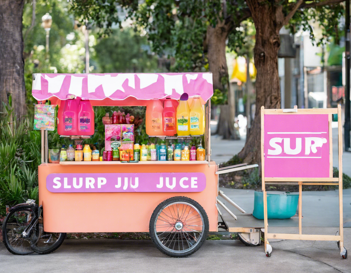 Sip in Style with Slurp Juice Cart